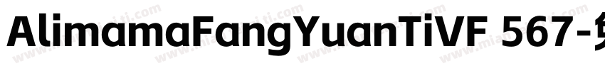 AlimamaFangYuanTiVF 567字体转换